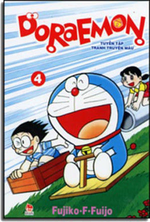 ĐÔRÊMON - Tập 4 (Tuyển Tập Tranh Truyện Màu) Đọc theo phong cách Nhật Bản / Doraemon . Kim Đồng