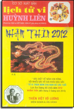 Lịch Tử Vi Huỳnh Liên - Năm Nhâm Thìn 2012