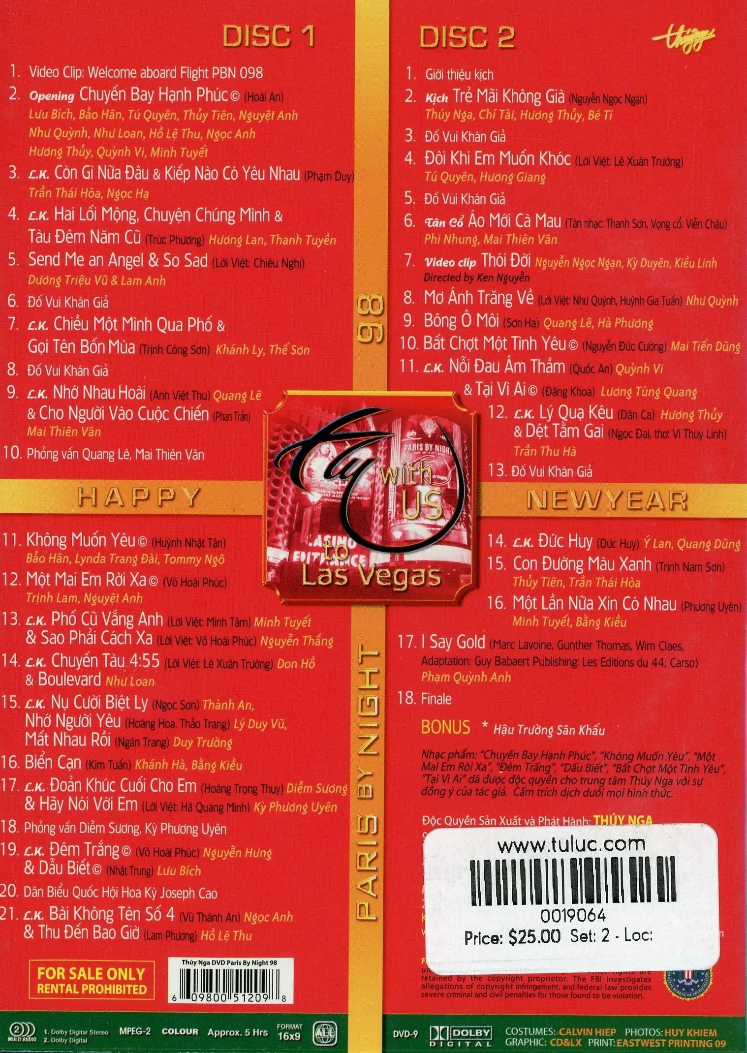 Thúy Nga Paris by Night 98 - Fly with us to Las Vegas