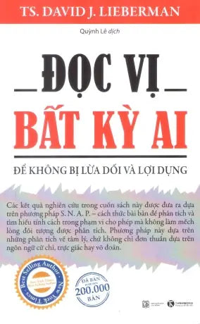 Đọc Vị Bất Kỳ Ai - You Can Read Anyone: Never Be Fooled, Lied To, Or Taken Advantage Of Again . Lao Động (Thaiha)