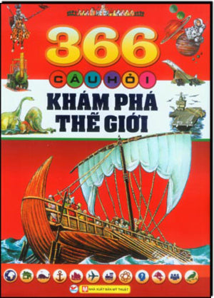 366 Câu Hỏi Khám Phá Thế Giới (Sách Khoa Học, Hình Ảnh Màu, Bìa Cứng) Mỹ Thuật (Tân Việt)