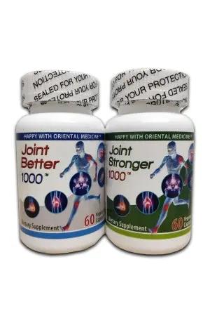 Joint Better 1000 & Joint Stronger 1000 Happy With Oriental Medicine (Made In USA)