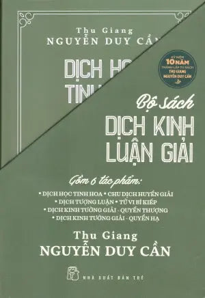 Bộ Sách Dịch Kinh Luận Giải (Bìa Cứng - Mạ Vàng, Bộ 4 Cuốn: Dịch Học Tinh Hoa - Chu Dịch Huyền Giải, Dịch Tượng Luận - Tử Vi Bí Kíp, Dịch Kinh Tường Giải 1 & 2) Kinh Dịch Tường Giải Trẻ
