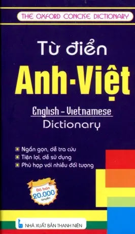 Từ Ðiển Anh Việt (Mini) (Khổ 7.5 x 12.5 cm) English Vietnamese Dictionary Thanh Niên (VNBooks)