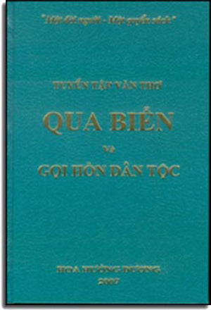 Qua Biển Gọi Hồn Dân Tộc - tuyển tập thơ ( Bià Cứng) . TAC GIA