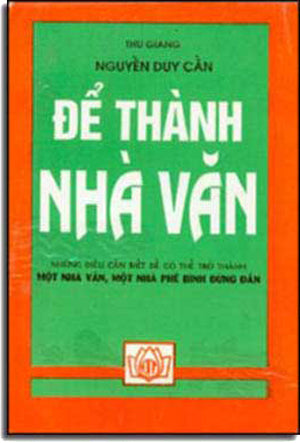 Để Thành Nhà Văn (Để Trở Thành Nhà Văn).