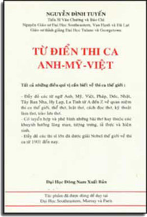 Tự Ðiển Thi Ca Anh Việt Mỹ DAI HOC DONG NAM
