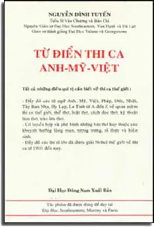 Tự Ðiển Thi Ca Anh Việt Mỹ DAI HOC DONG NAM