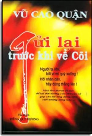 Gửi Lại Trước Khi Về Cõi . Tiếng Quê Hương