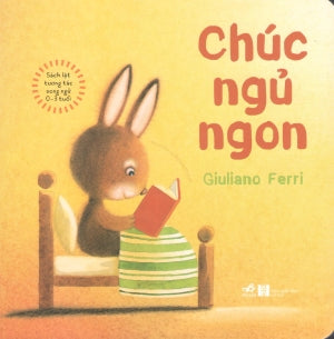 Sách Lật Tương Tác Song Ngữ 0-3 Tuổi - Chúc Ngủ Ngon (Hình Ảnh Màu, Board Book, Giấy Cứng, Bìa Cứng) Thế Giới (Nhã Nam)