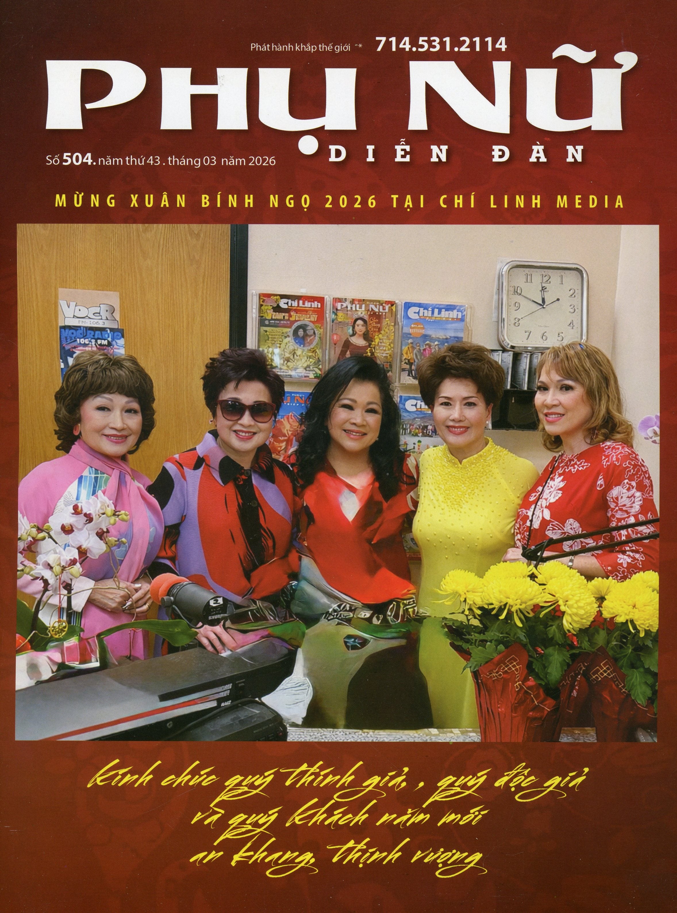 Phụ Nữ Diễn Đàn - Số 504 Tháng 03 / 2026 (Tạp Chí)