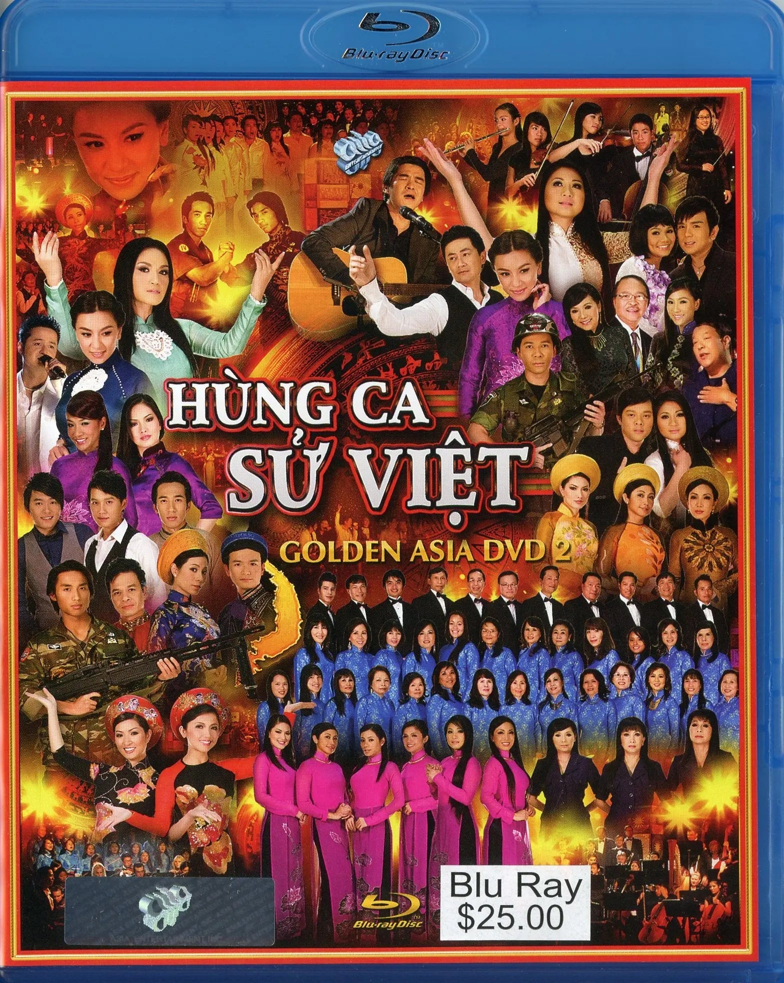Hùng Ca Sử Việt - Golden Asia DVD 2 ( đĩa Bluray) ASIA