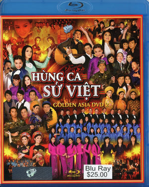 Hùng Ca Sử Việt - Golden Asia DVD 2 ( đĩa Bluray) ASIA