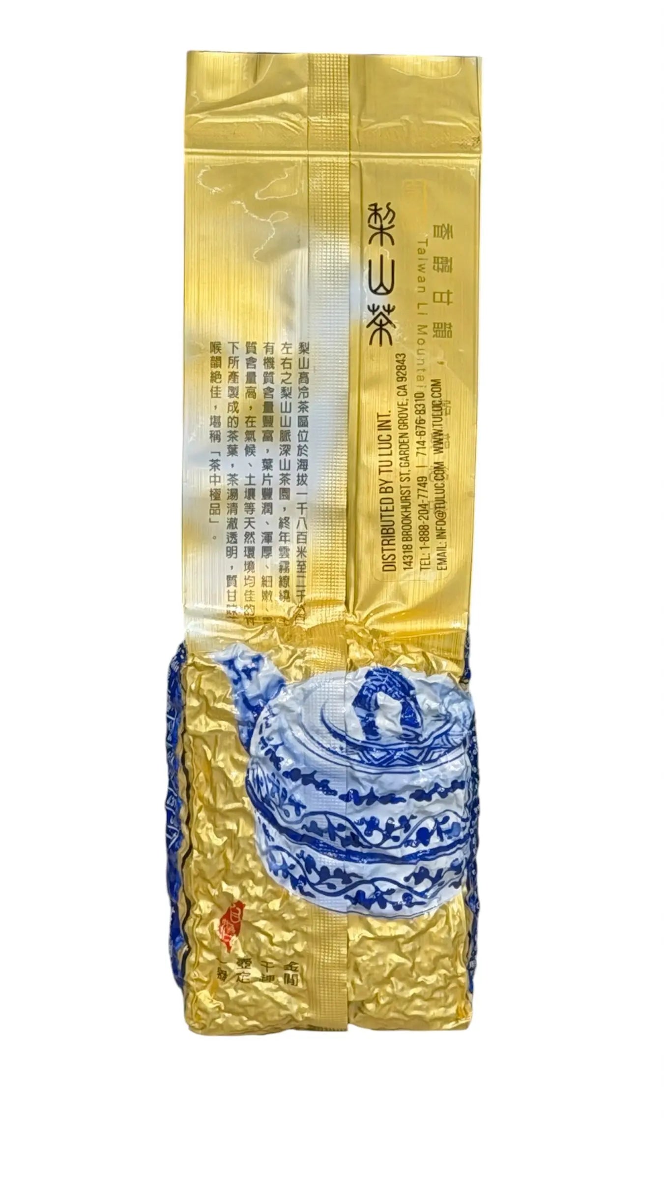 LISAN (BLUE/GOLD) - Oolong tea- 150 gram - #01802 Taiwan High Mountain Tea