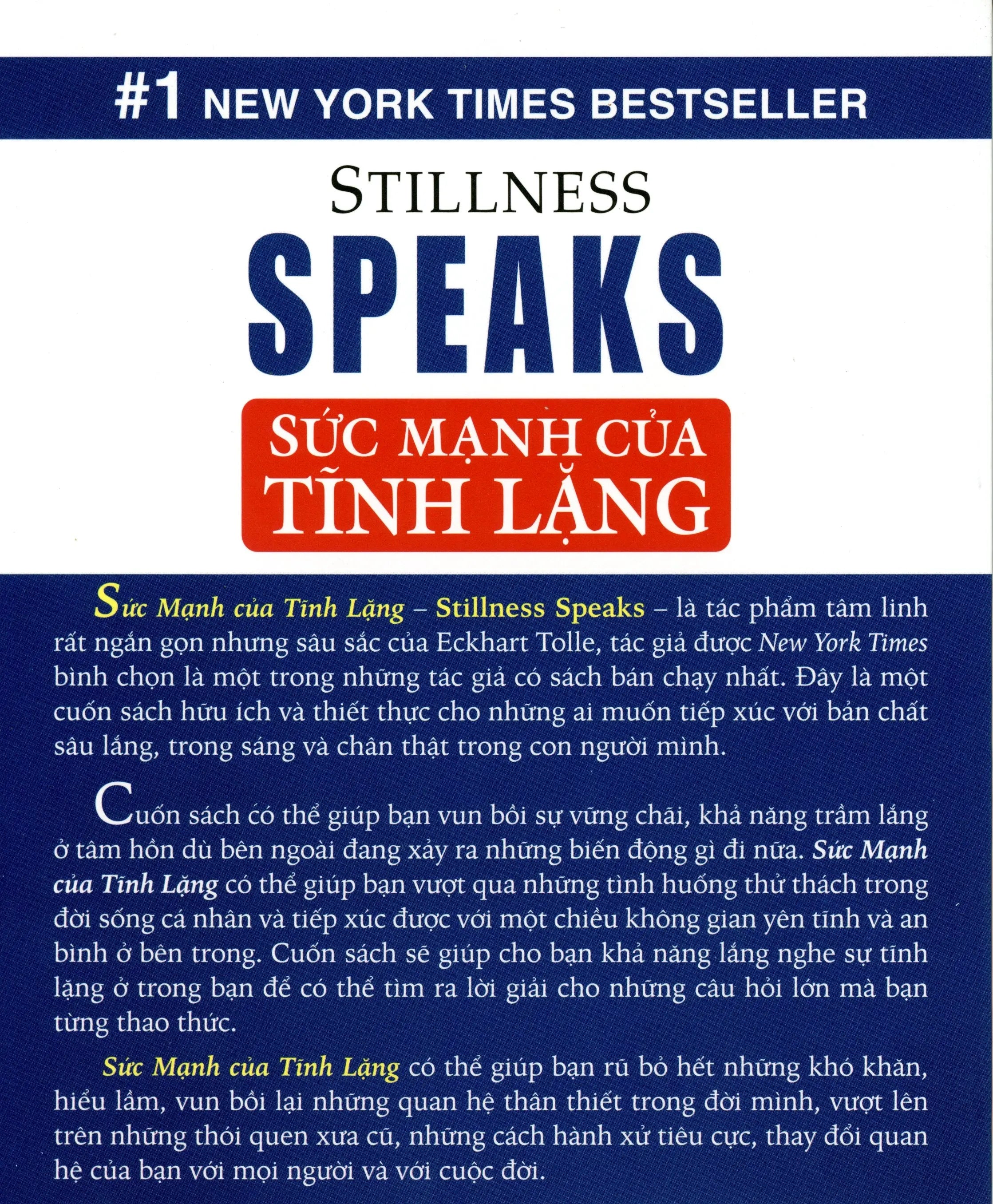 Sức Mạnh Của Tĩnh Lặng - Stillness Speaks (Tái Bản Có Bổ Sung) . First News