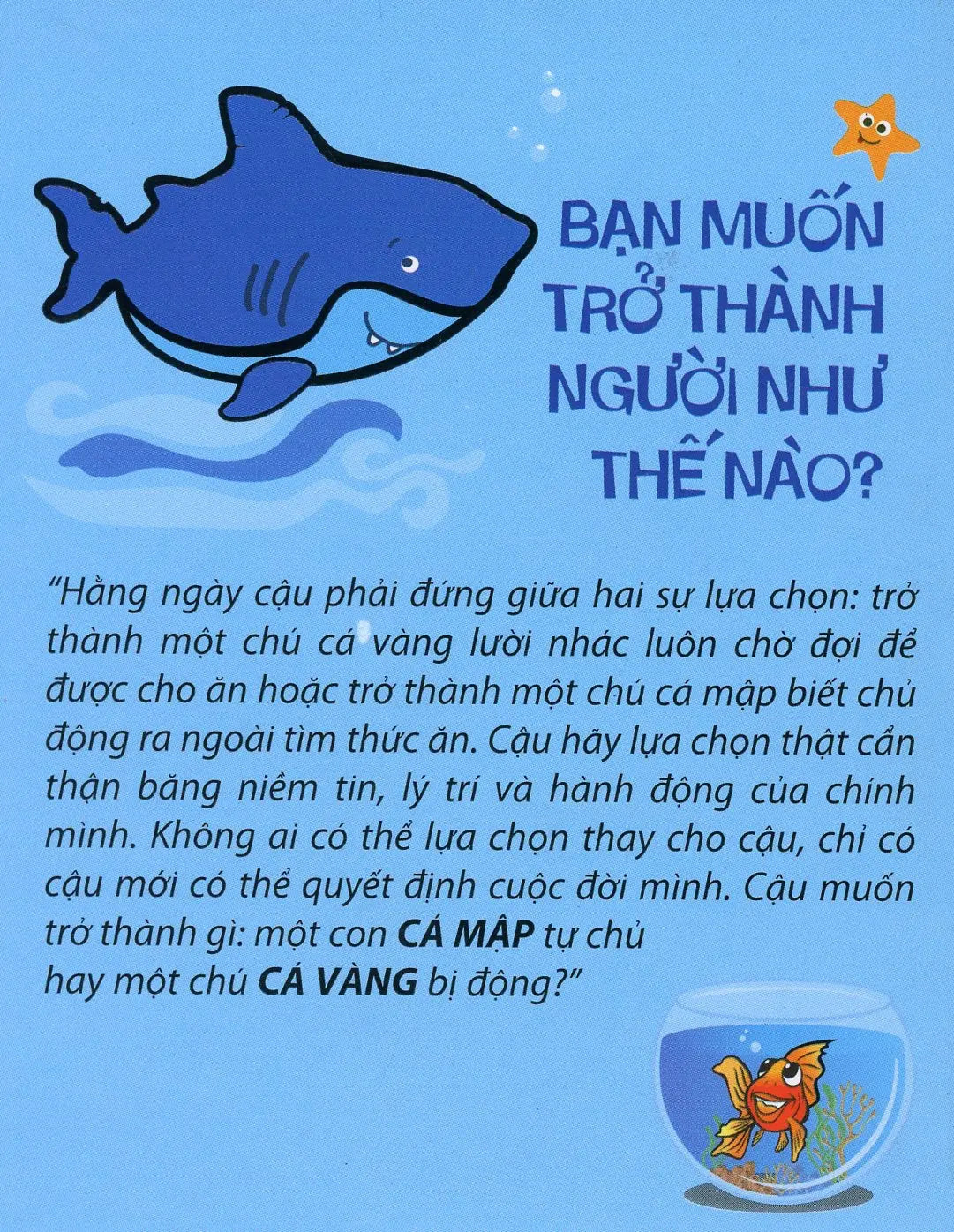 Tư duy cá mập suy nghĩ cá vàng - The Shark and the goldfish First News
