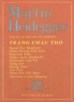 Vấn Đề Căn Bản Của Siêu Hình Học - Trăng Châu Thổ (Sách Trước 1975) . Huệ Quang (Ảnh Ấn)
