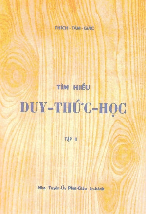 Tìm Hiểu Duy Thức Học - Tập 2 (Sách Trước 1975) Huệ Quang (Ảnh Ấn)