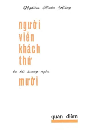 Người Viễn Khách Thứ Mười (Sách Trước 1975) .