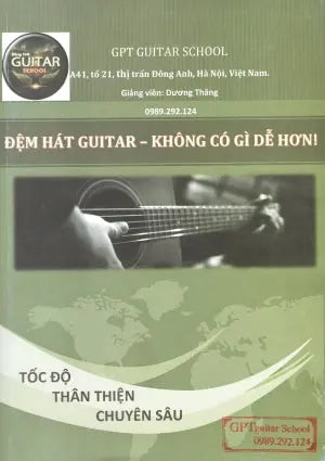 Đệm Hát Guitar - Không Có Gì Dễ Hơn ! (1 Sách + 1 USB) (Đệm Hát Tây Ban Cầm) TG