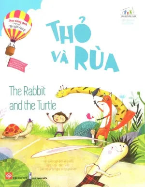 Học Tiếng Anh Cùng Truyện Ngụ Ngôn Aesop - Thỏ Và Rùa (Song Ngữ Anh Việt, English Vietnamese) / Happy House Aesop's Fables - The Rabbit And The Turtle Thanh Niên (Đinh Tị)