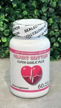 Heart Better - Super Garlic Plus (60 capsules) . Happy With Oriental Medicine (Made In USA)