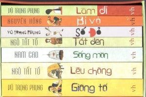 Văn Nhân Việt Nam 1930 - 1945 (Tác Phẩm Tuyển Chọn: Tiểu Thuyết) (Hộp 7 Cuốn: Làm Đĩ, Bỉ Vỏ, Số Đỏ, Tắt Đèn, Sống Mòn, Lều Chõng, Giông Tố) . Văn Học (M.Long)