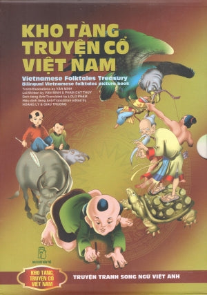 Kho Tàng Truyện Cổ Việt Nam - Truyện Tranh, Hình Màu Song Ngữ Việt Anh - English Vietnamese Folktales Treasury Bilingual Vietnamese Folktales Picture Book (Trọn Bộ 9 Tập) Truyện Cổ Tích Trẻ (Q.Minh)