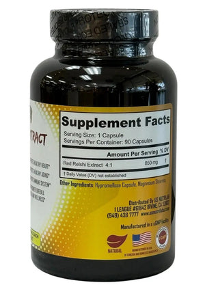 Red Reishi Extract 90CT - Viên Uống Nấm Linh Chi Đỏ 90 viên US Nutrilab Corp.