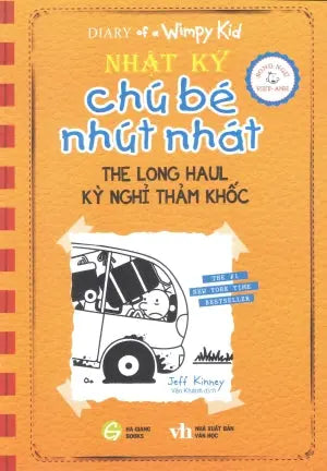 Nhật Ký Chú Bé Nhút Nhát - Tập 9: Kỳ Nghỉ Thảm Khốc (Truyện Tranh, Song Ngữ Anh Việt - Bilingual English Vietnamese, Hình Ảnh Màu) / Diary Of A Wimpy Kid - The Long Haul . Văn Học (HG Books)