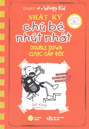 Nhật Ký Chú Bé Nhút Nhát - Tập 11: Cược Gấp Đôi (Truyện Tranh, Song Ngữ Anh Việt - Bilingual English Vietnamese, Hình Ảnh Màu) / Diary Of A Wimpy Kid - Double Down . Văn Học (HG Books)