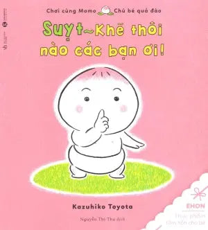 Chơi Cùng Momo Chú Bé Quả Đào - Suỵt! Khẽ Thôi Nào Các Bạn Ơi (Ehon Thực Phẩm Tâm Hồn Cho Bé) Lao Động (Thaiha)