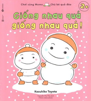 Chơi Cùng Momo Chú Bé Quả Đào - Giống Nhau Quá, Giống Nhau Quá! (Ehon Thực Phẩm Tâm Hồn Cho Bé) Lao Động (Thaiha)