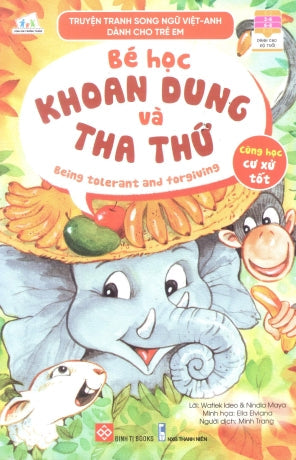 Truyện Tranh Song Ngữ Anh Việt - Bilingual English Vietnamese Dành Cho Trẻ Em - Cùng Học Cư Xử Tốt (Bộ 10 Tập) (Hình Ảnh Màu) (Dành Cho Độ Tuổi Từ 2-8) Thanh Niên (Đinh Tị)