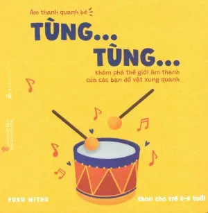 Ehon Nhật Bản (0-3 tuổi) - Âm Thanh Quanh Bé (Bộ 3 cuốn) VH Dân Tộc (Wabooks)