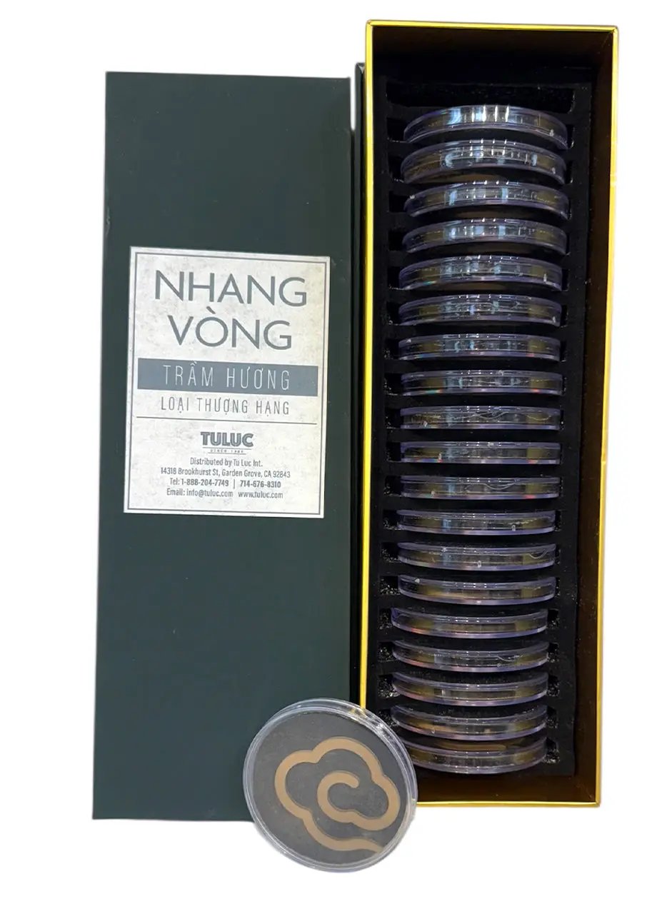 TB. Hộp Nhang Trầm Hương Vòng (Nhang Mây)