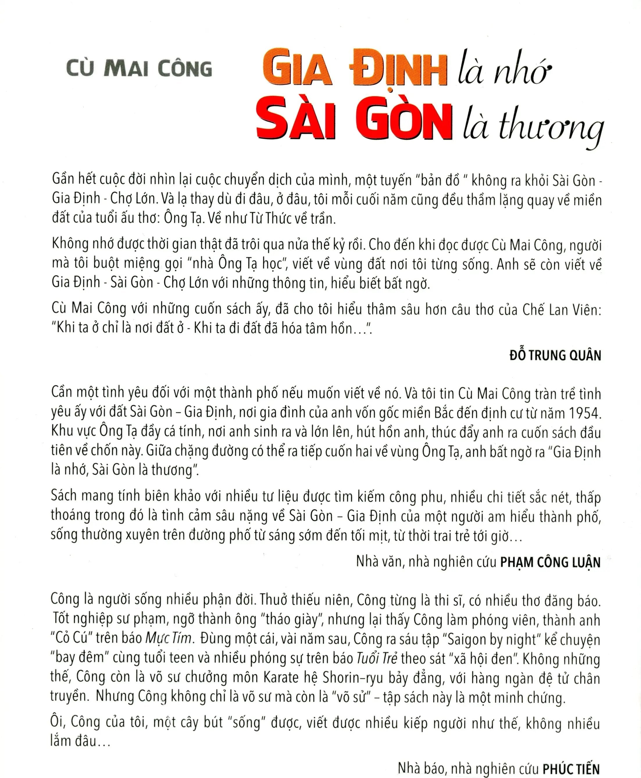 Gia Định Là Nhớ Sài Gòn Là Thương - Tập 1 Tổng Hợp TP (F.News)