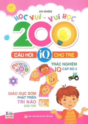 200 Câu Hỏi IQ Cho Trẻ (Trọn Bộ 4 Quyển) - Trắc Nghiệm IQ Cấp Độ 2 Phụ Nữ (V.Thư)