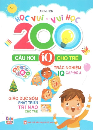 200 Câu Hỏi IQ Cho Trẻ (Trọn Bộ 4 Quyển) - Trắc Nghiệm IQ Cấp Độ 3 Phụ Nữ (V.Thư)
