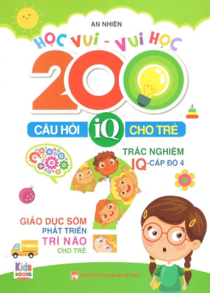 200 Câu Hỏi IQ Cho Trẻ (Trọn Bộ 4 Quyển) - Trắc Nghiệm IQ Cấp Độ 4 Phụ Nữ (V.Thư)