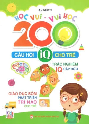 200 Câu Hỏi IQ Cho Trẻ (Trọn Bộ 4 Quyển) - Trắc Nghiệm IQ Cấp Độ 4 Phụ Nữ (V.Thư)