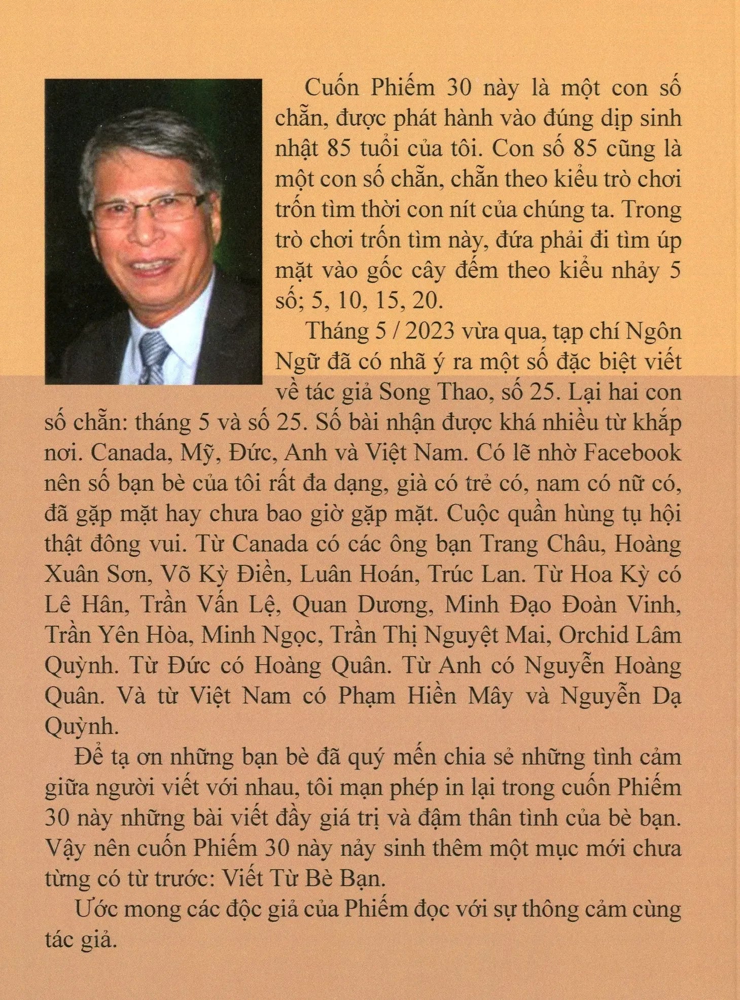 Phiếm 30 - Song Thao