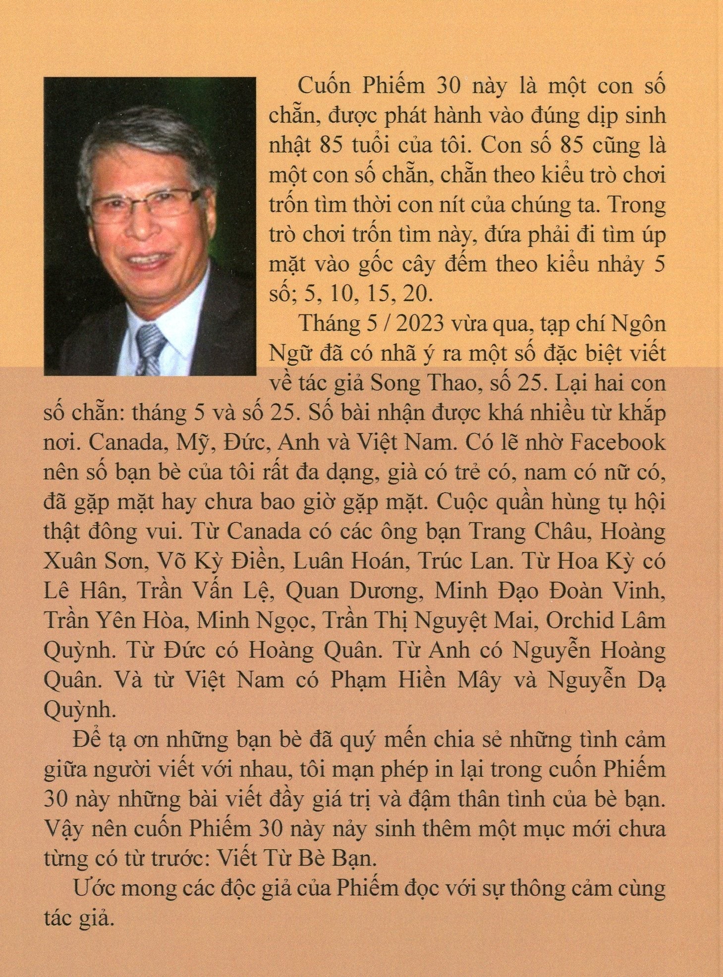 Phiếm 30 - Song Thao Nhân Ảnh 2023