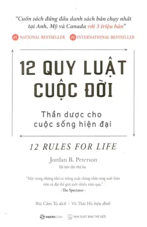 12 Quy Luật Cuộc Đời - Thần Dược Cho Cuộc Sống Hiện Đại / 12 Rules For Life Thế Giới (SaigonBooks)