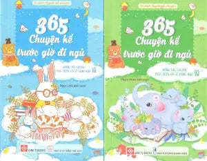 365 Chuyện Kể Trước Giờ Đi Ngủ - Những Câu Chuyện Phát Triển Chỉ Số Thông Minh IQ (Bộ 2 Tập) (Dành cho độ tuổi: 2-12) Thế Giới (Đinh Tị)