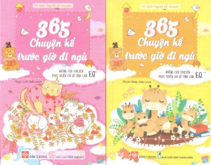 365 Chuyện Kể Trước Giờ Đi Ngủ - Những Câu Chuyện Phát Triển Chỉ Số Tình Cảm EQ (Bộ 2 Tập) (Dành cho độ tuổi: 2-12) Thế Giới (Đinh Tị)