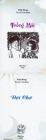 Trống Mái & Đợi Chờ (2 Tên Sách In Chung Thành 1 Cuốn, Văn Chương Tự Lực Văn Đoàn, Chữ Rõ Ràng, Sách Trước 1975) Đời Nay