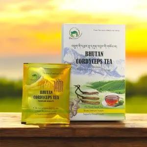 Bhutan Cordyceps Tea - Trà Đông Trùng Hạ Thảo Bhutan Druk Herbal Cordyceps
