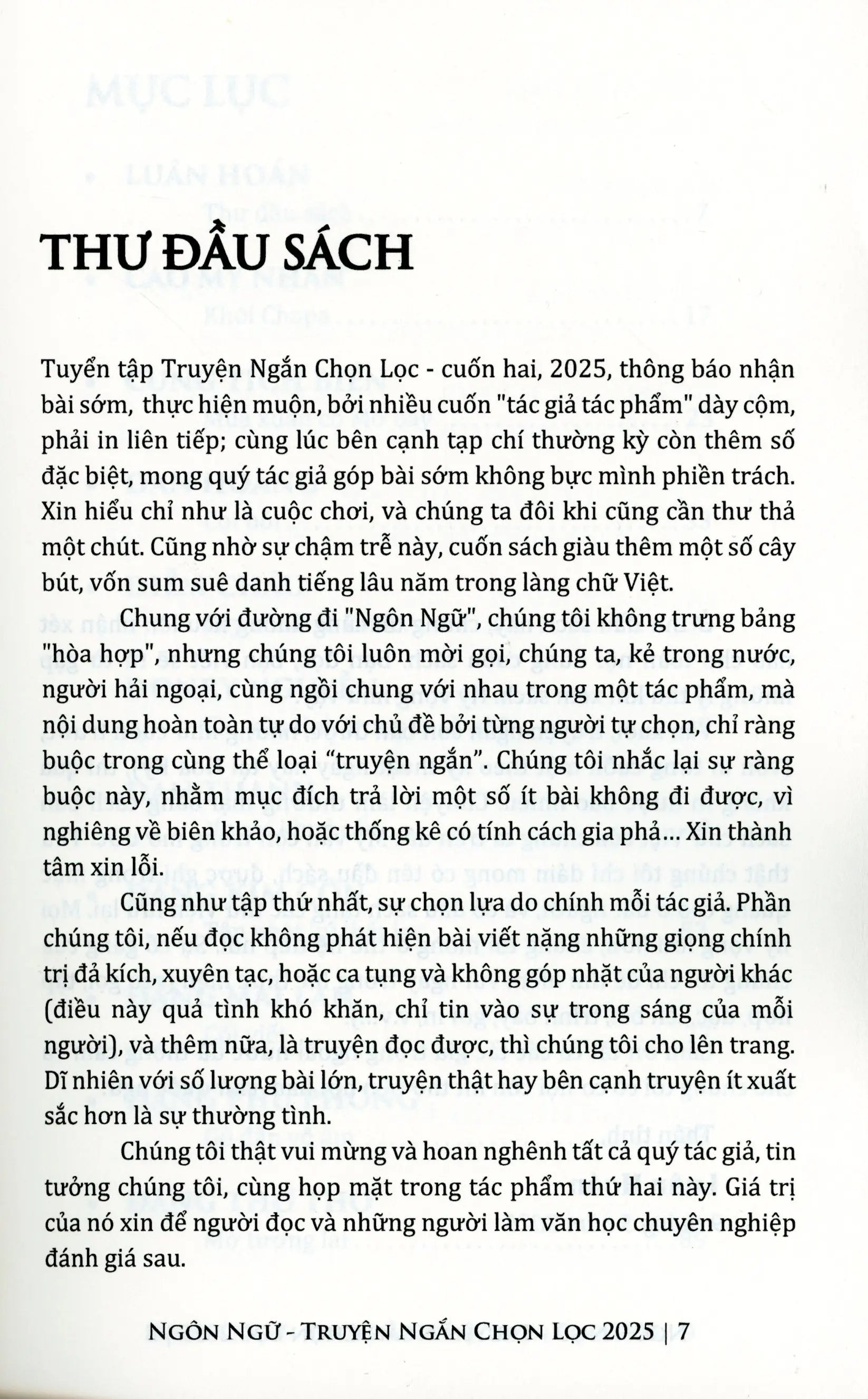 Truyện Ngắn Chọn Lọc 2025 (Ngôn Ngữ Tuyển Chọn) My Store