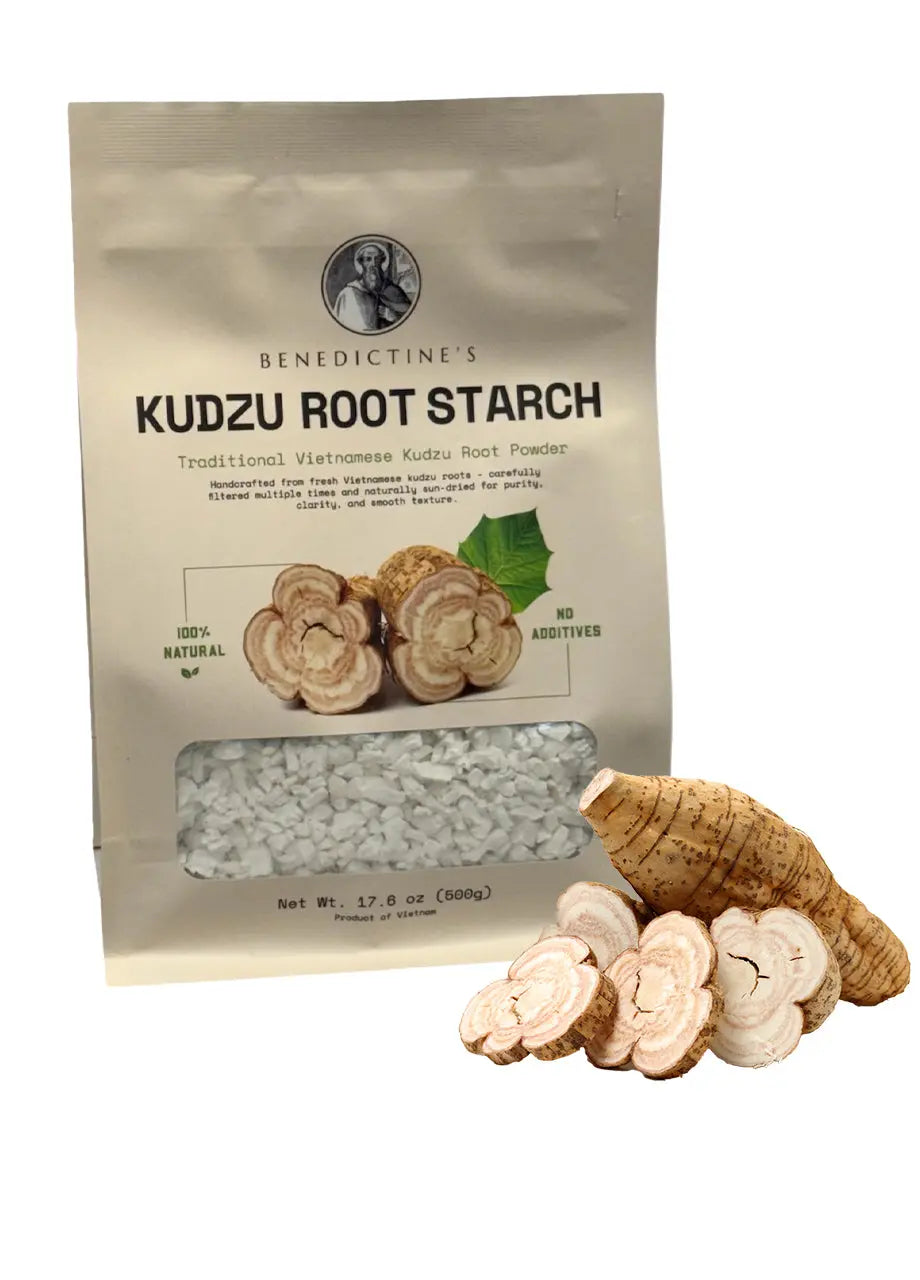BENEDICTINE’S Kudzu Root Starch – Traditional Vietnamese Kudzu Powder (500 g) Tu Luc International, Inc.